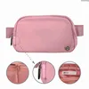 Waist Bags New Yoga everywhere chest belt Bag fleece Designers woman Outdoor sport Luxurys men Crossbody lulu fanny pack Teddy bags wholesale Nylon waist bum bag