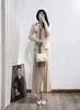 Kvinnor Sandro V-ringning Temperament Slim Sticked Elegent Dress Size S M L