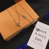 20 Style Luxury Designer Pendant Necklaces Designers 925 sterling silver Plated Faux Leather Letter For Women Wedding charm Jewelry Valentine's Day party Gifts