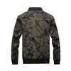 Men's Jackets Camouflage Stand-up Collar Outdoor Casual Men Military Bomber Fashion Autumn Coats Men's Waterproof Tactical