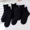 Women Socks 1 Pair Elegant Fashion White Cute Lolita College Style Dress Cosplay Leather Shoes Lady Student School Girls