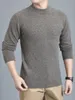 Мужские свитера Повседневный свитер на один размер меньше, осень-зима 2023, вязаный шерстяной рождественский подарок