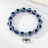 Classic Design Animal Charm Bracelet 10MM Blue Evil Eye Beads Bracelets Jewelry for Gift