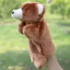 Puppets Hand Puppet Bear Animal Plush Toys Baby Educational Hand Puppets Story Pretend Playing Dolls for Kids Children Gifts 230621