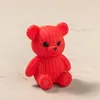 1st Popular Plastic Teddy Bear Miniature Fairy Garden Easter Animal Figures Party Gift Home Decoration Accessories