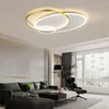 Lampadari Lampadario a LED moderno rotondo per soggiorno, camera da letto, studio, cucina, oscuramento, illuminazione a soffitto in acrilico per la casa