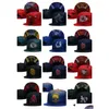 Ball Caps Mix Order Ontwerper Snapbacks Hoed Alle teamhoeden Heren Mesh Snapback Sun Platte pet Buitensporten Getailleerd Hip Hop Borduurbed Dhyla