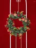 装飾花のクリスマスデコレーション玄関のためのベリーパインリースハロウィーンチェリーの装飾