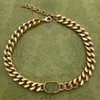 Nouveau designer de haute qualité collier collier tour de cou cubain Punk vintage grosse chaîne à maillons femmes bijoux accessoires