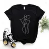 Frauen T Shirts Abstrakte Frau Körper Druck Frauen T-shirts Baumwolle Casual Lustige Hemd Für Dame Yong Mädchen Top T Hipster t535