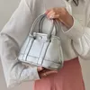 Abendtaschen Sommer für Frauen Sac A Main Designer-Handtaschen Vintage Bright Silver PU-Leder Schulter Umhängetasche Damen Totes Bag Bolso