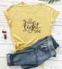 T-shirts pour femmes Be The Light Christian Bible Baptême Personnalité Chemise Slogan Coton Casual Hipster Tees Citation Fête Jesus Faith Tee Tops