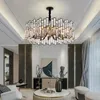 Chandeliers Interior LED Chandelier For Living Room Luxury Crystal Ceiling Lamps Pendants Decor Dinning Lobby Lighting Fixtures