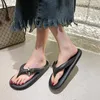 Slippers Mooie Vrouwelijke Slippers Strand Platte Hakken Platform Schoenen Vrouw Vlinder Animal Print Bling Zomer Plus Size