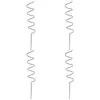 Kwiaty dekoracyjne 4 szt. Rośliny doniczkowe Akcesoria ogrodowe klatka Wspornik Wspornik 40x6x6cm stawki kratowce pierścienie zielone żelazo kutego żelaza