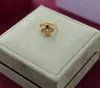 3A Rings VanCA Vintage Ring in Gold Iconic Collection For Women With Dust Bag Box Size 6/7/8/9 Fendave