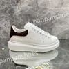 Hot Designer Sneakers Scarpe casual Pelle Lace Up Men Fashion Platform Bianco Nero uomo donna Espadrillas Sports Trainer