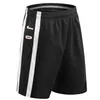 Shorts esportivos masculinos para basquete Jumpman Pant verão fitness elástico tripulação cintura atleta listra respirável ajuste solto