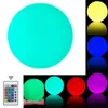 Op batterijen werkende drijvende lichten 3,15-inch zwembad gloeiende bal Kleurrijke kleur veranderende gloed