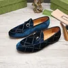 Nieuwe Mannen Loafers Echt Leer Bruin zwart Heren Suede Casual Designer Jurk Schoenen Slip Op Bruiloft Schoen met doos 38-46