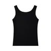 Women's Tanks Tank Top Women Clothing Vest Solid Cotton Summer Short Section Inner Wear T-shirt Bottoming Vests Sleeveless Anti-light Tops