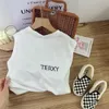 Verano nuevo niño algodón moda chaleco niños marca casual suelta camiseta sin mangas