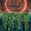 Kwiaty dekoracyjne sztuczne rośliny bluszczowe wisząca ściana symulacja winorośl ogrodowy ark