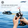 2.4G 18 KM/h RC bateau de course à grande vitesse étanche modèle Rechargeable pour enfants garçon Radio télécommande hors-bord eau jouet cadeau