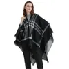 Scarves Designer Women Poncho Cape Open Front Cardigan Wrap Shawl Knitted Cashmere Coat Female Spring Autumn Capes Ponchos