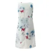 Casual Dresses Summer For Women Sleeveless V Neck Floral Print A-Line Teens Vestidos de Verano Mujer Robe Femme