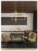 Chandeliers Led Chandelier Kitchen Living Room Dining Bedroom Office Postmodern Attic Rectangular Ceiling