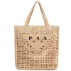 Дизайнерская сумка-тоут, летняя пляжная плетеная соломенная рафия, женская сумка-хобо, большая сумка с буквами, косметички, кошелек, женская роскошная сумка