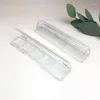 Garrafas de armazenamento transparente 5 grades prato de sombra vazio DIY paleta maquiagem para os olhos caixa de embalagem para iniciantes recipientes personalizados 25 unidades