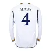 23 24 MODRIC CAMAVINGA MENS MANDES LONGES LONGES MAISONS DE SOCCER ALABA VINI JR.Kroos Rodrygo Valverde Tchouameni Home Football Shirts Uniforms adultes