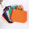 Storage Bags Women Foldable Shopping Bag Reusable Eco Unisex Fabric Non-woven Shoulder Tote Grocery Large Pouch