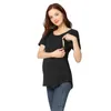 Женские блузки грудью кормить одежду беременная женщина короткие блузки для летки новейшие топы с длинными рукава