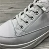 Dress Shoes Lace Women Casual Leather Up Thick Platform Sneakers Wedges Pumps Female Round Toe Leisure Outside Joggers Trainers