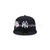 Berretti a sfera Cappelli aderenti Snapback Tutto il logo della squadra Regolabile Baskball Lettera Cotone Sport all'aria aperta Ricamo Fl Berretti chiusi Pelle Dhv9V