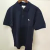 メンズポロ Tシャツ高品質フランスワニポロオムサマーシャツ刺繍 Tシャツストリートトレンドシャツトップ Tシャツ