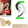 Y12 Sport Wireless Bluetooth Earphone Stereo Headset Bone Conduktion Bluetooth hörlurar med MIC för Samsung iPhone Xiaomi Huawei med boxpaket