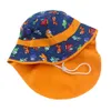 Caps Hats Bucket Baby Hat for Boys Girls Cartoon Children's Beach Shawl Hat Kids Wide Brim UV Protection Outdoor Panama Summer Sun Caps 230621