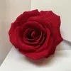 Kwiaty dekoracyjne 10pcs sztuczny aksamitny kwiat róży głowica majsterkowicz