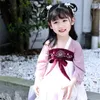 Ethnische Kleidung Hanfu Mädchen Chinesischen Stil Kinderkleidung Baby Tang-anzug Kleines Kostüm Süßes Und Schönes Lila Abendkleid 2023