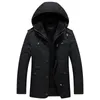 대형 청소년 남성의 순수 면세기 재킷, 중간 길이의 트렌치 코트, 봉제 및 두꺼운 재킷,면 의류