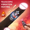 Shake Simulation Vibration Penstock Heating Telescopic Swing Women's Electric Massage Stick 75% Off Online sales