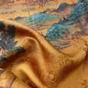 Szaliki Wysokiej klasy eleganckie kobiety Znakomite góry projekt Jakość Jacquard Xiangyun Gaza jedwabny ręcznie walcowany krawędź duży kwadratowy szal szalików