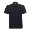 Mens designer polo shirt mode patron polo à manches courtes business revers casual slim t shirt top double fil pur coton broderie lettre vêtements taille XS-5XL