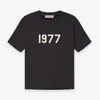 1977エッセンシャルヴィンテージショートスリーブデザイナーTシャツファッションTシャツオールコットンフォグダブルラインエッセンテールTシャツプレーンTシャツメンズTシャツサイズS-XL