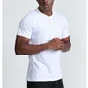 LL Designer Herrarna Solid Color Short Sleeve Sports Top Classic Round Neck Casual Quick Dry Outdoor Sportwear Breattable Running Fitness Shirt