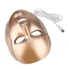 Ansikte massager LED -skönhetsmask Seven Color Light Beauty Device Electronic Mask Device Micro Current Beauty Device Mask Device 230621